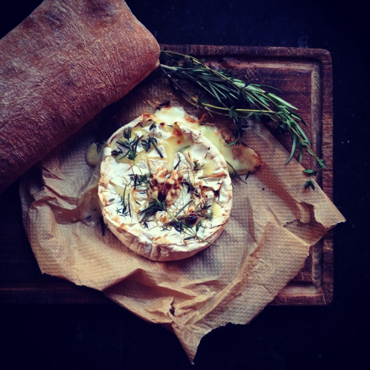 Rosemary and thyme-camembert dip | HERBS